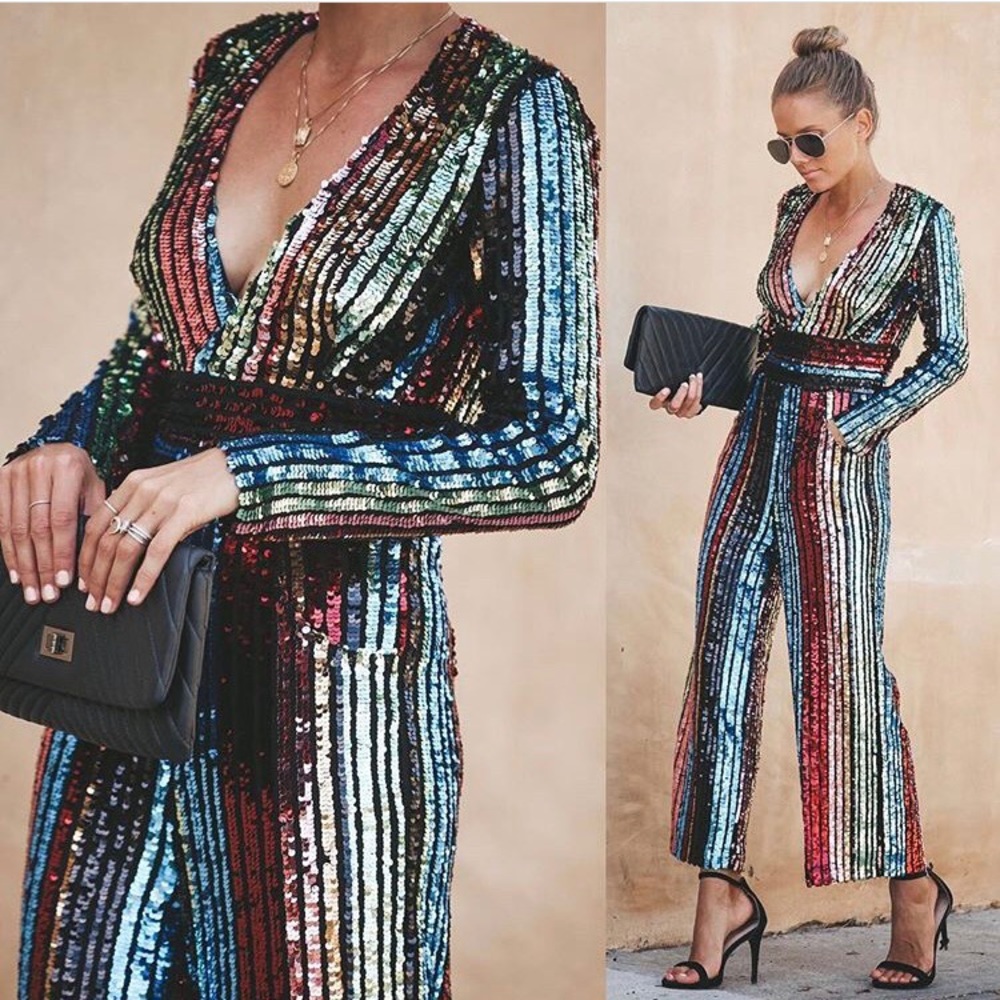 Sequined Jumpsuit NWT